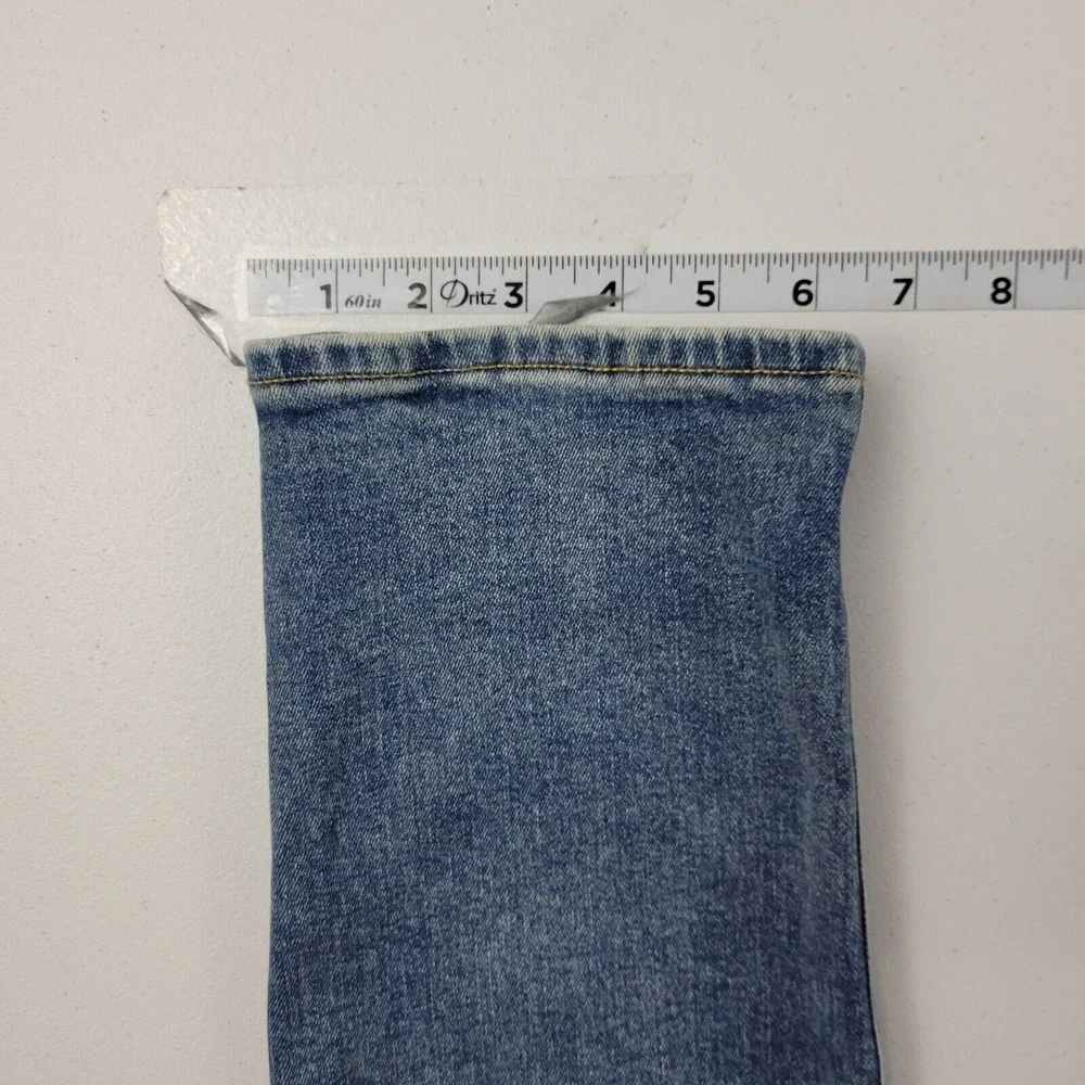 NWT Pacsun curve straight jeans size 26 wonmens 1851 blue denim 26x27‎